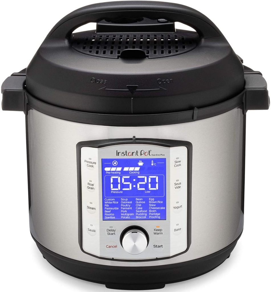 This Instant Pot Duo Evo Plus Pressure Cooker 9 in 1, 6 Qt doesn't go on sale very often. This is the largest deal that this model has seen. If you've been looking to get an InstantPot or upgrade your old one, now's a great time!