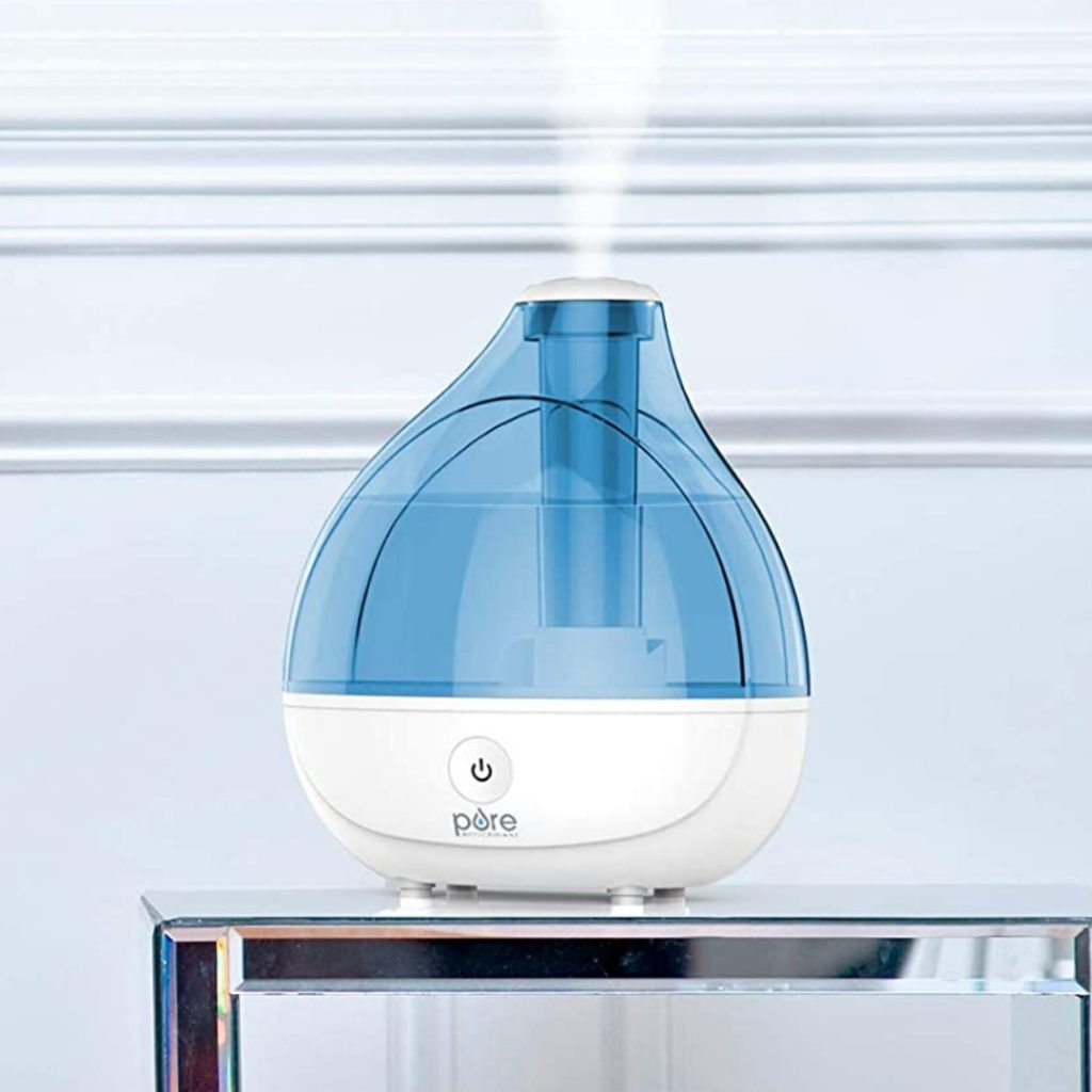 The MistAire Ultrasonic Cool Mist Humidifier's settings allow you to adjust moisture levels to your own personal liking, letting you shuffle between high and low dispersal rates. 