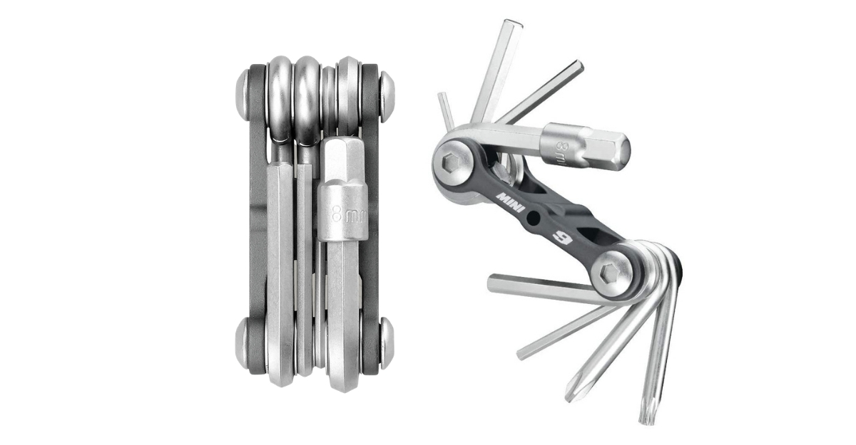 Topeak Mini 9-Function Bike Tool - Compact Folding Bicycle Multi-Tool